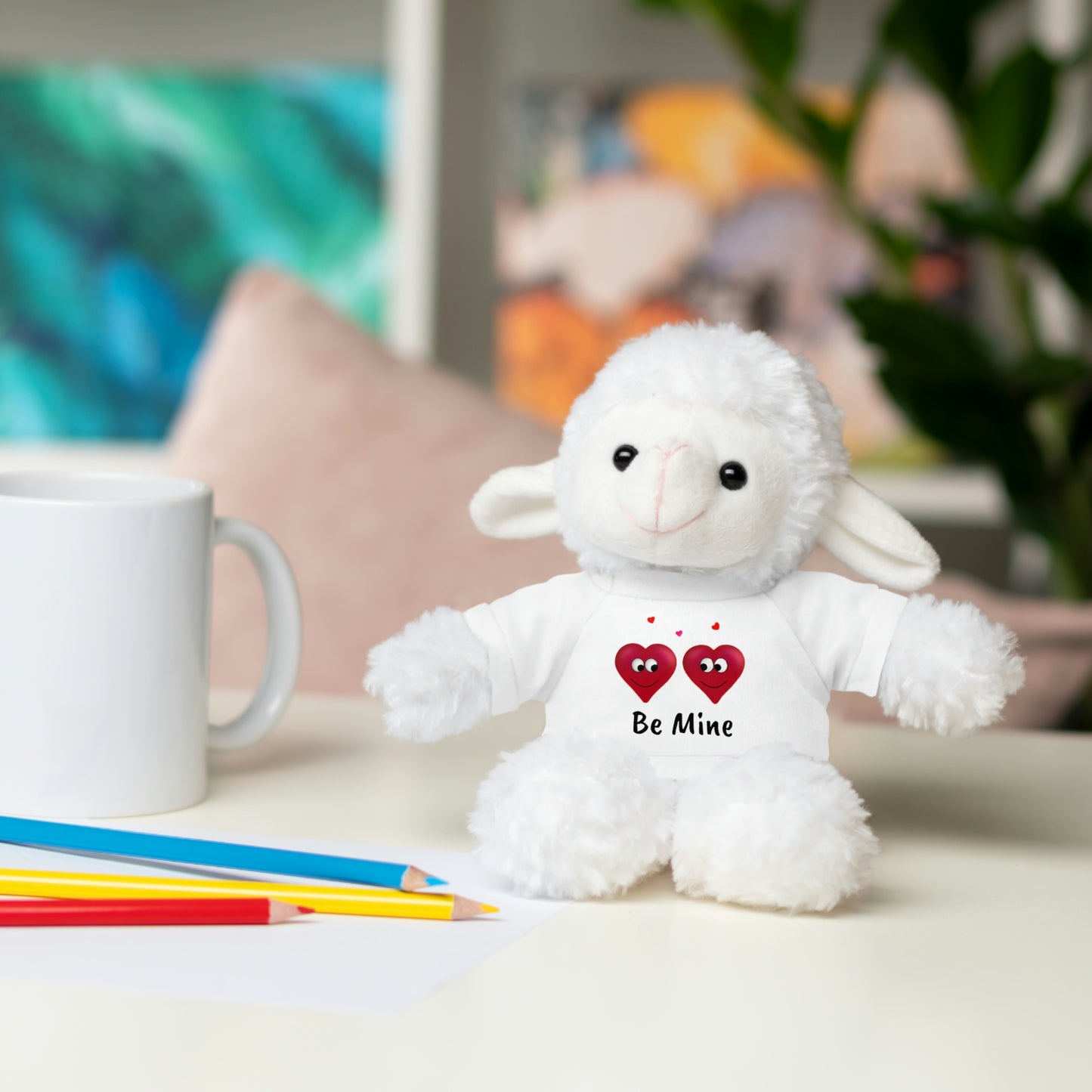 Valentine's "Be Mine" Stuffed Animals with Tee
