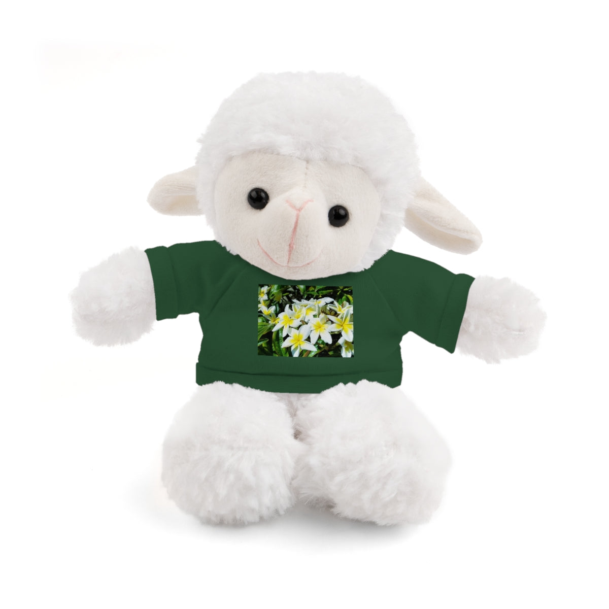 Islander Style Plumeria Stuffed Animals with Tee