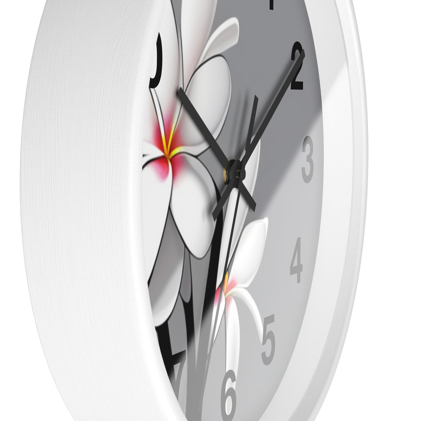 Plumeria Wall Clock