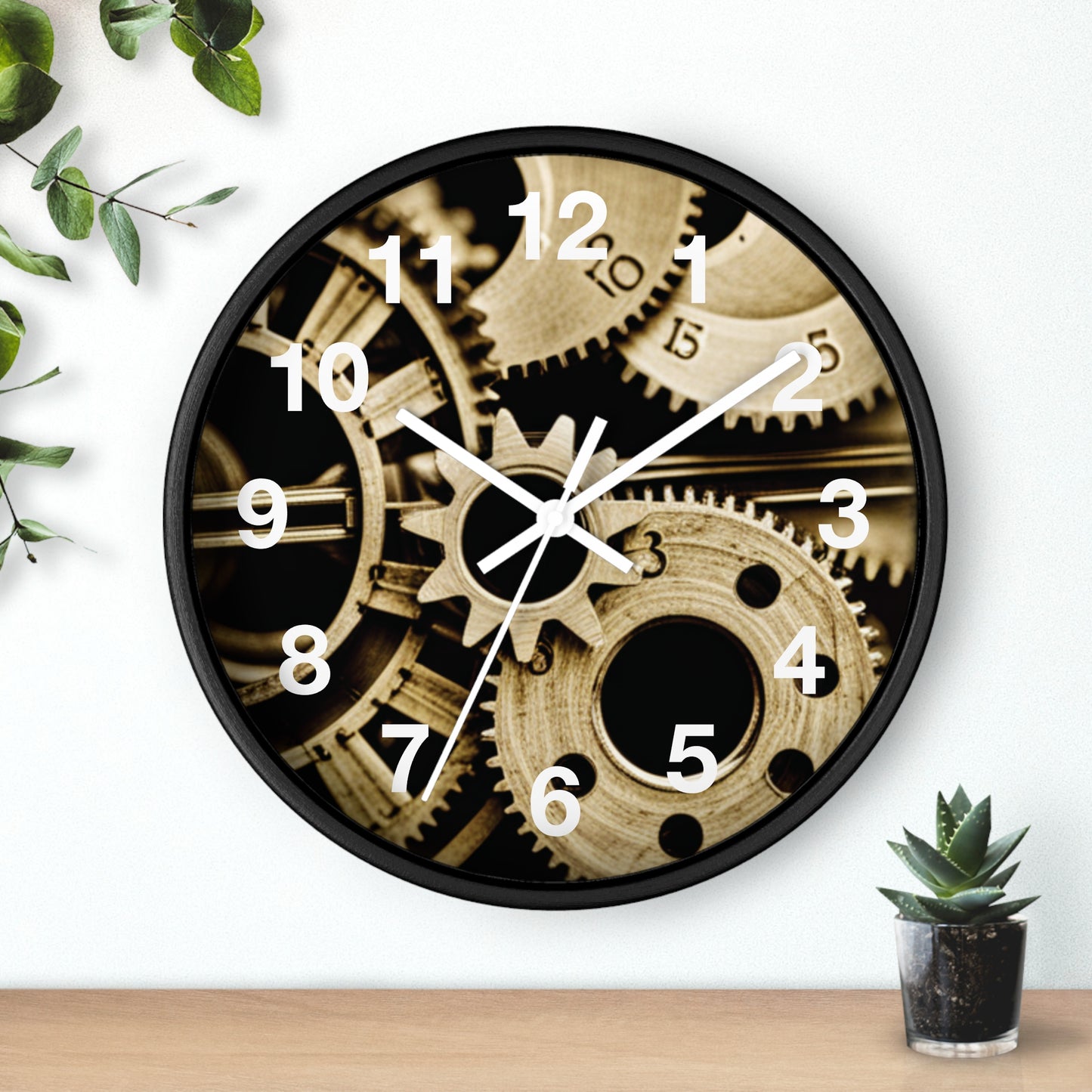 Analog Gears Wall Clock