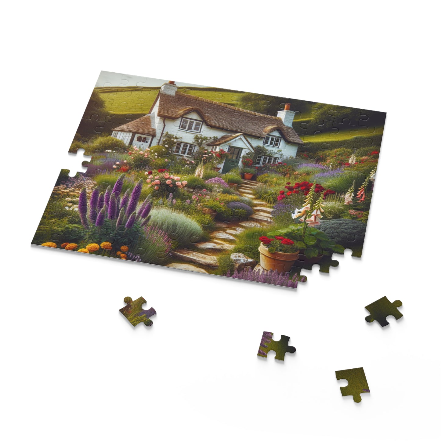 Cottage on the Hill Puzzle (120, 252, 500-Piece)