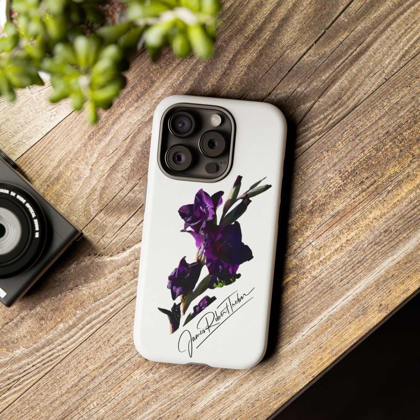 "Indigo Glad" Signature Floral Series Tough Cases