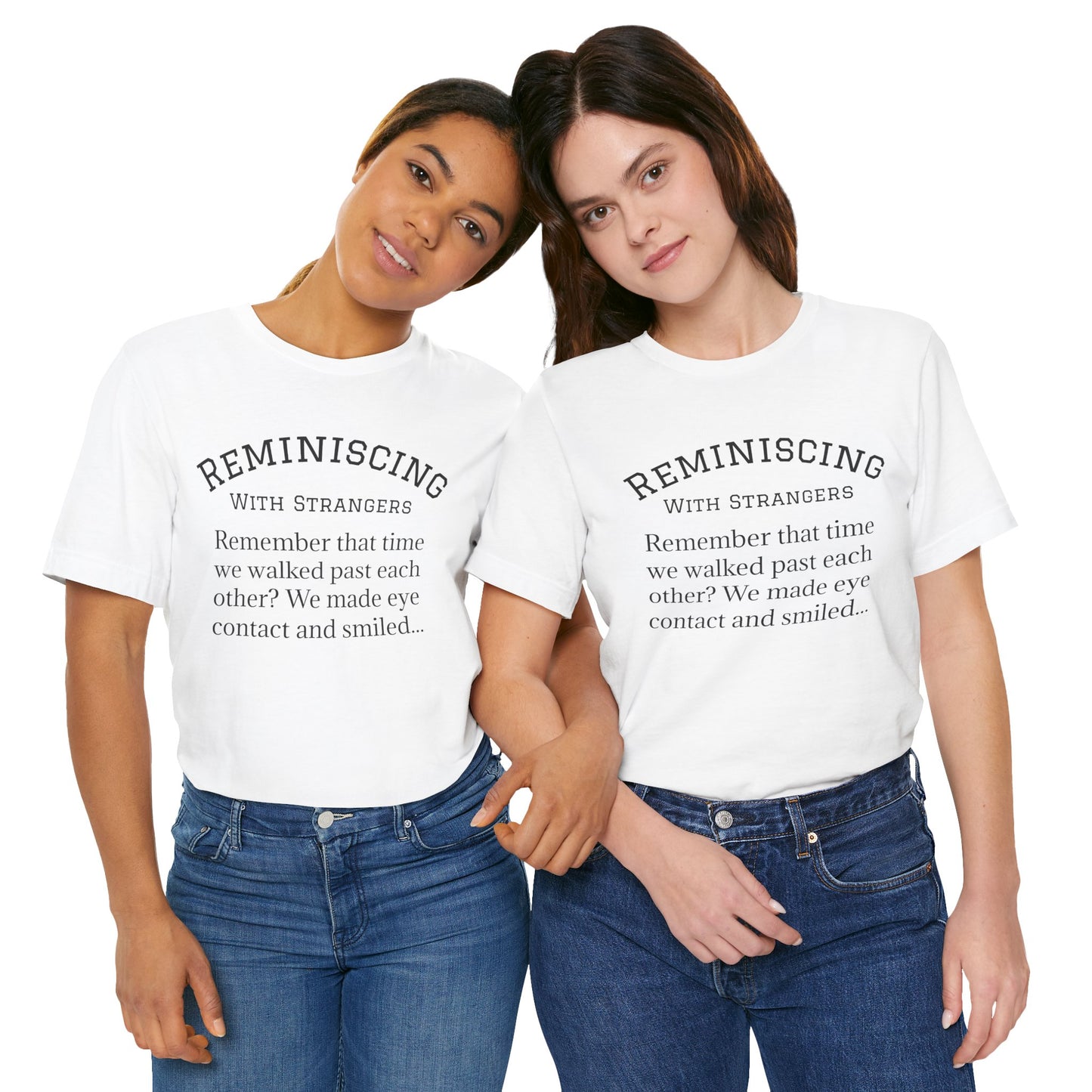 Nostalgic Remembrance Tee, Unisex Short Sleeve Shirt for Memories, Gift for Friends, Casual Wear, Conversation Starter