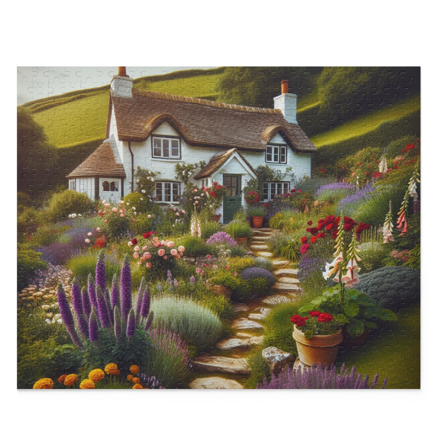 Cottage on the Hill Puzzle (120, 252, 500-Piece)