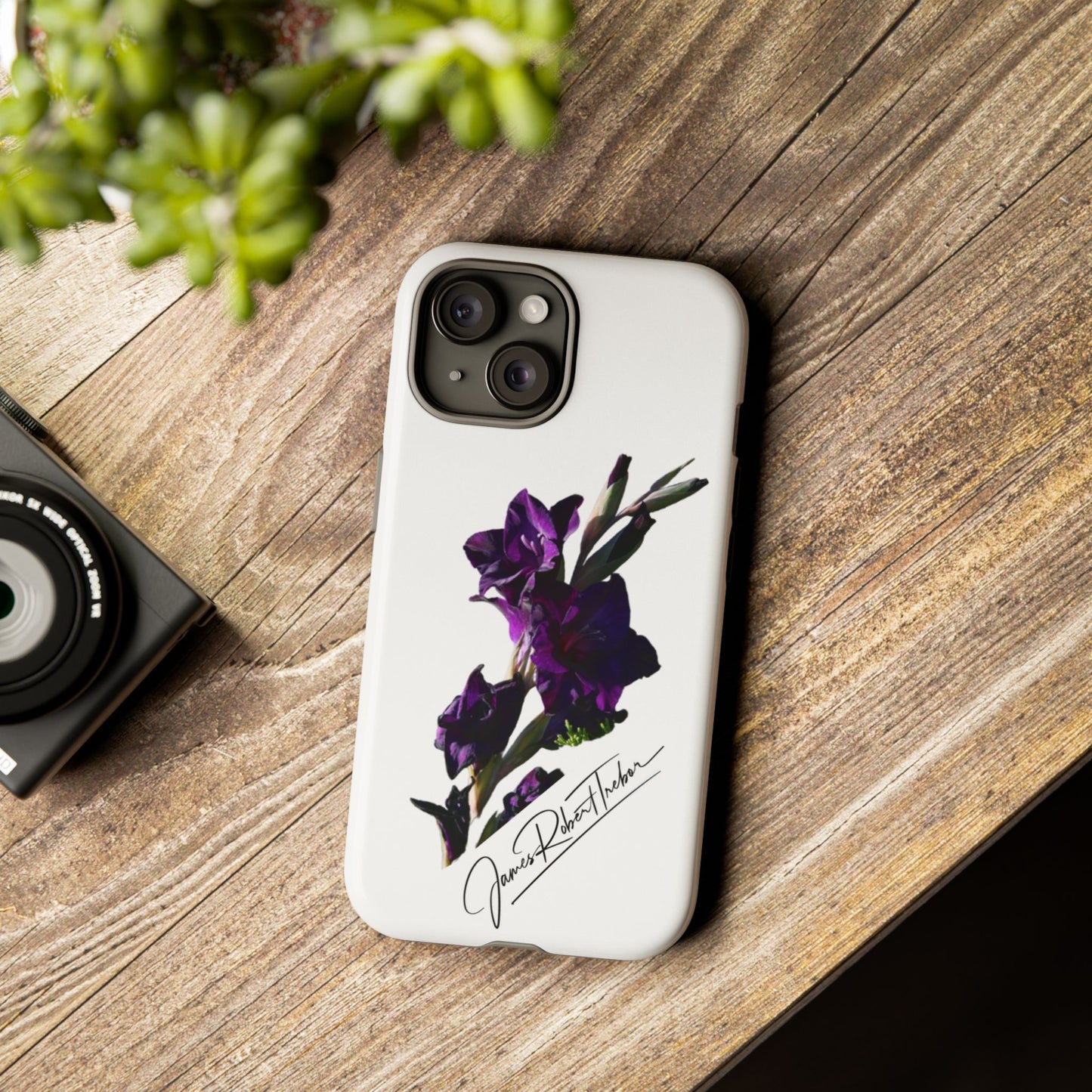 "Indigo Glad" Signature Floral Series Tough Cases