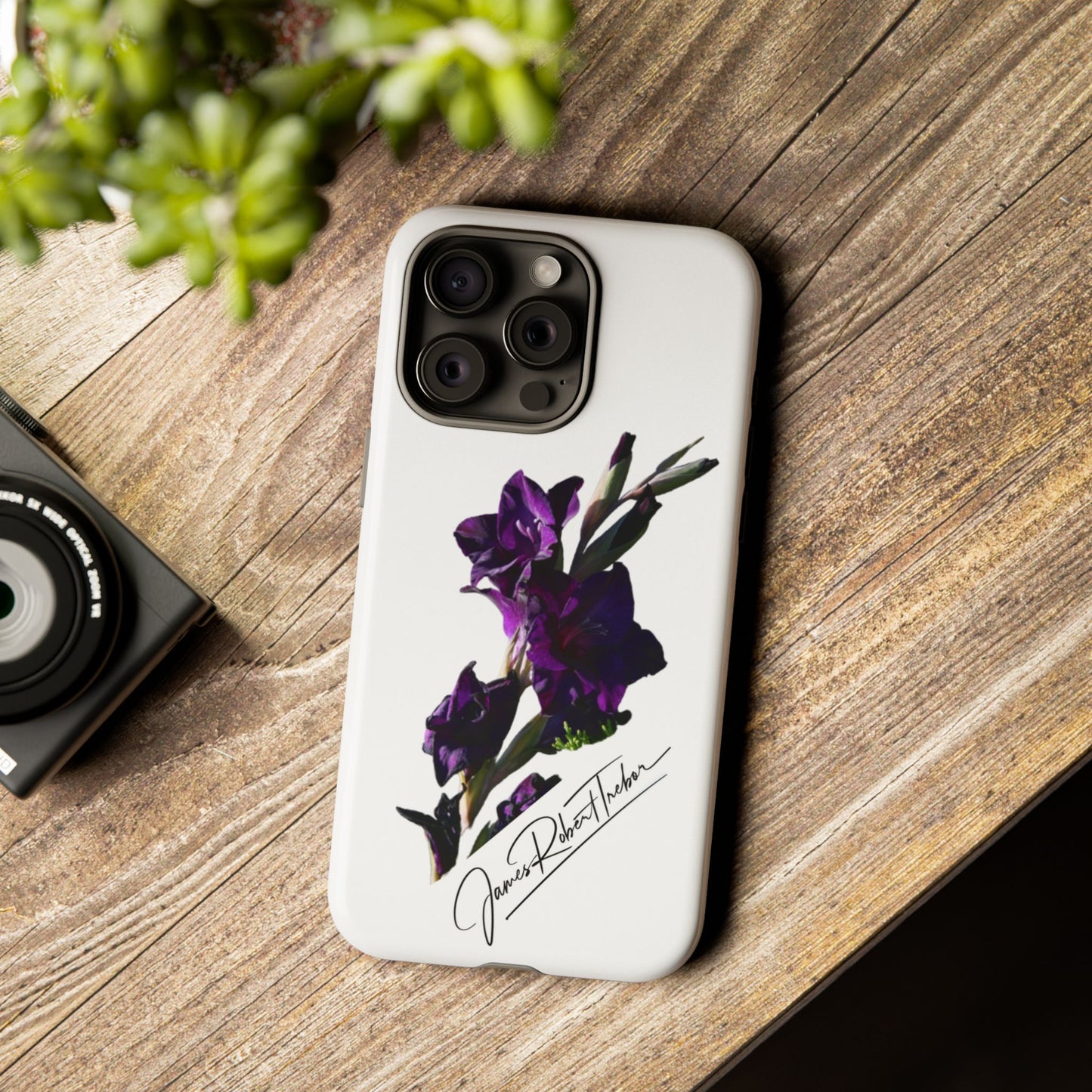 "Indigo Glad" Signature Floral Series Tough Cases