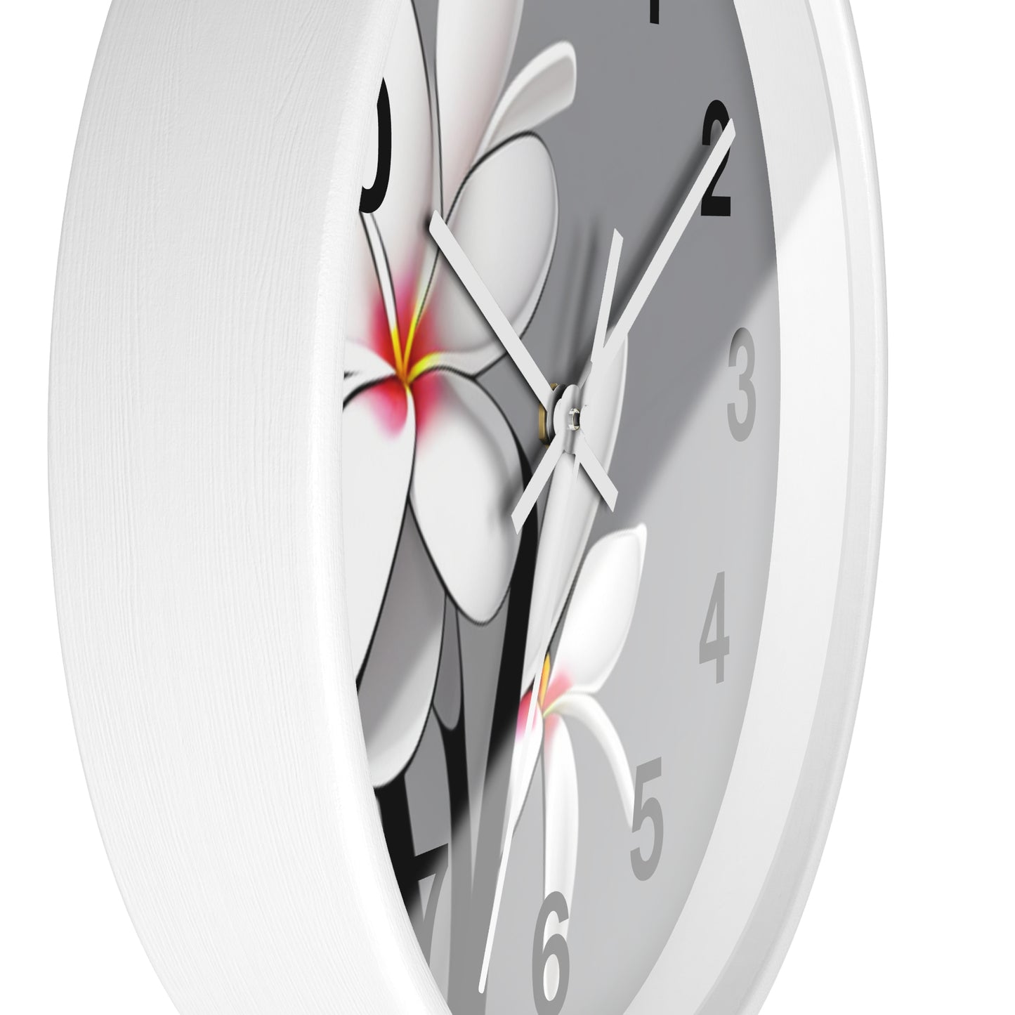 Plumeria Wall Clock