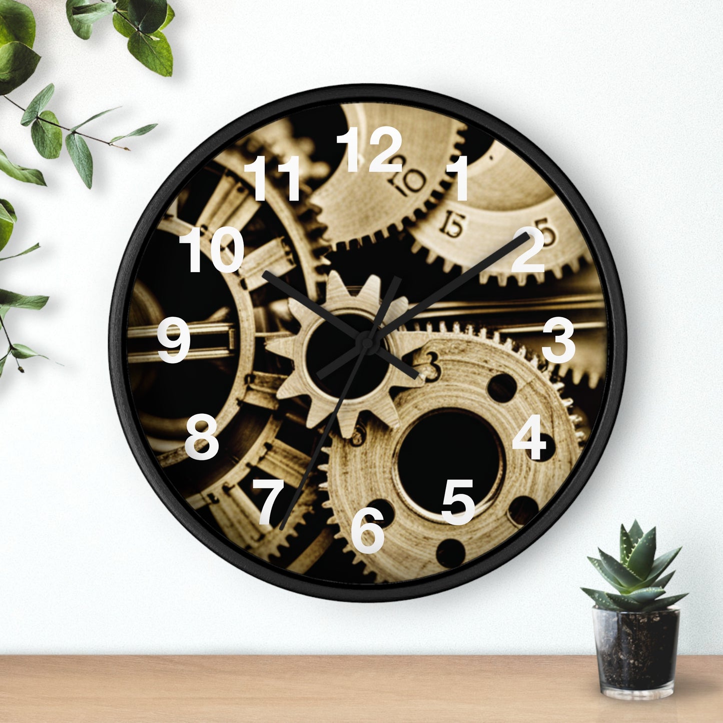 Analog Gears Wall Clock