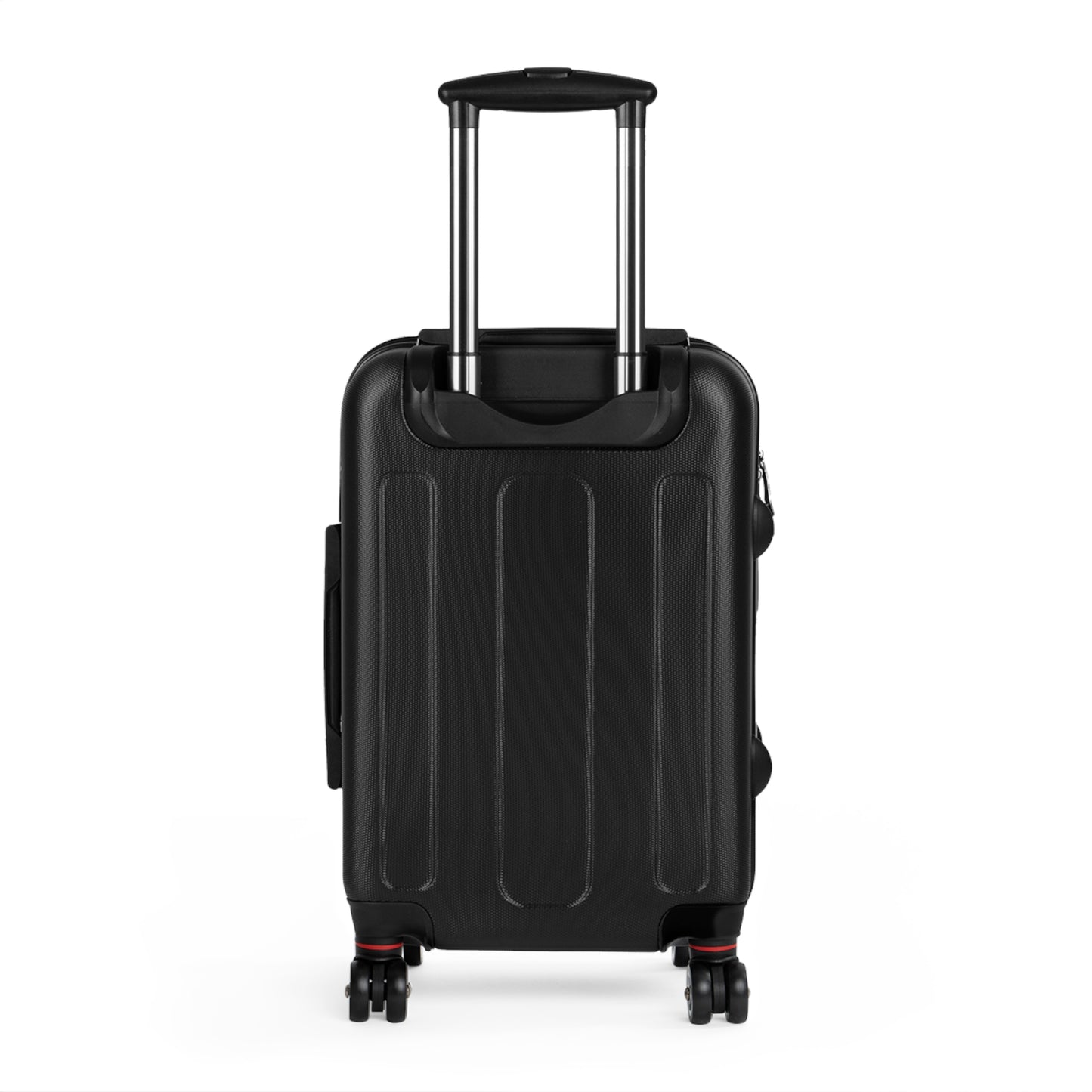 Gradient Geo Carry-On Suitcase – Modern Purple & Blue Travel Luggage