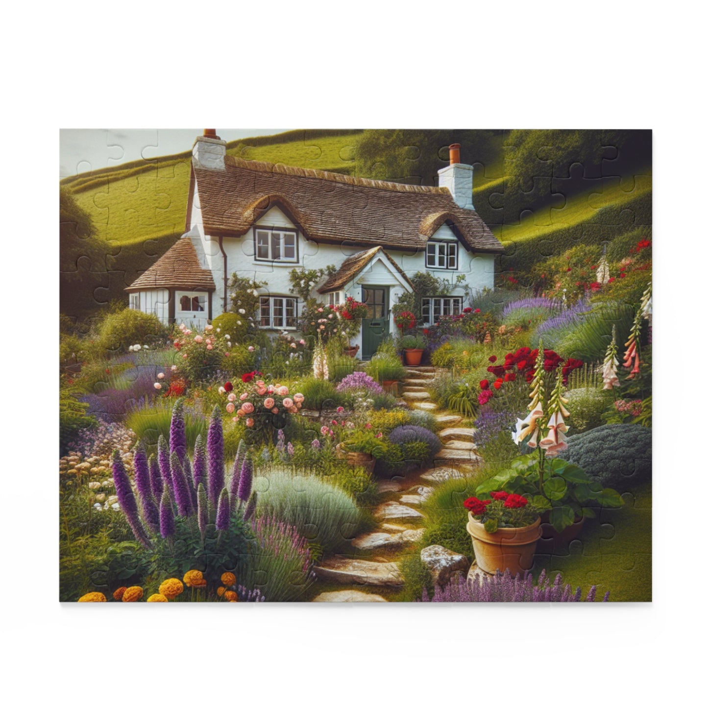 Cottage on the Hill Puzzle (120, 252, 500-Piece)