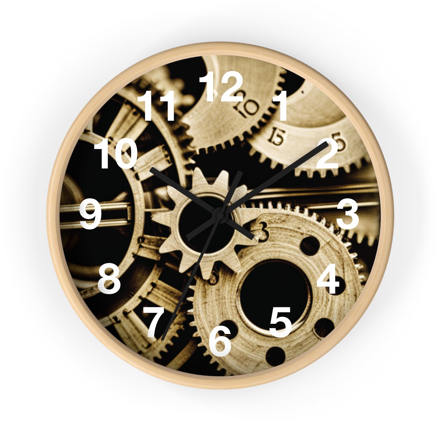 Analog Gears Wall Clock