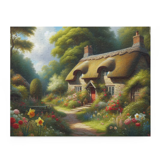 Cottage Down the Way Puzzle (120, 252, 500-Piece)