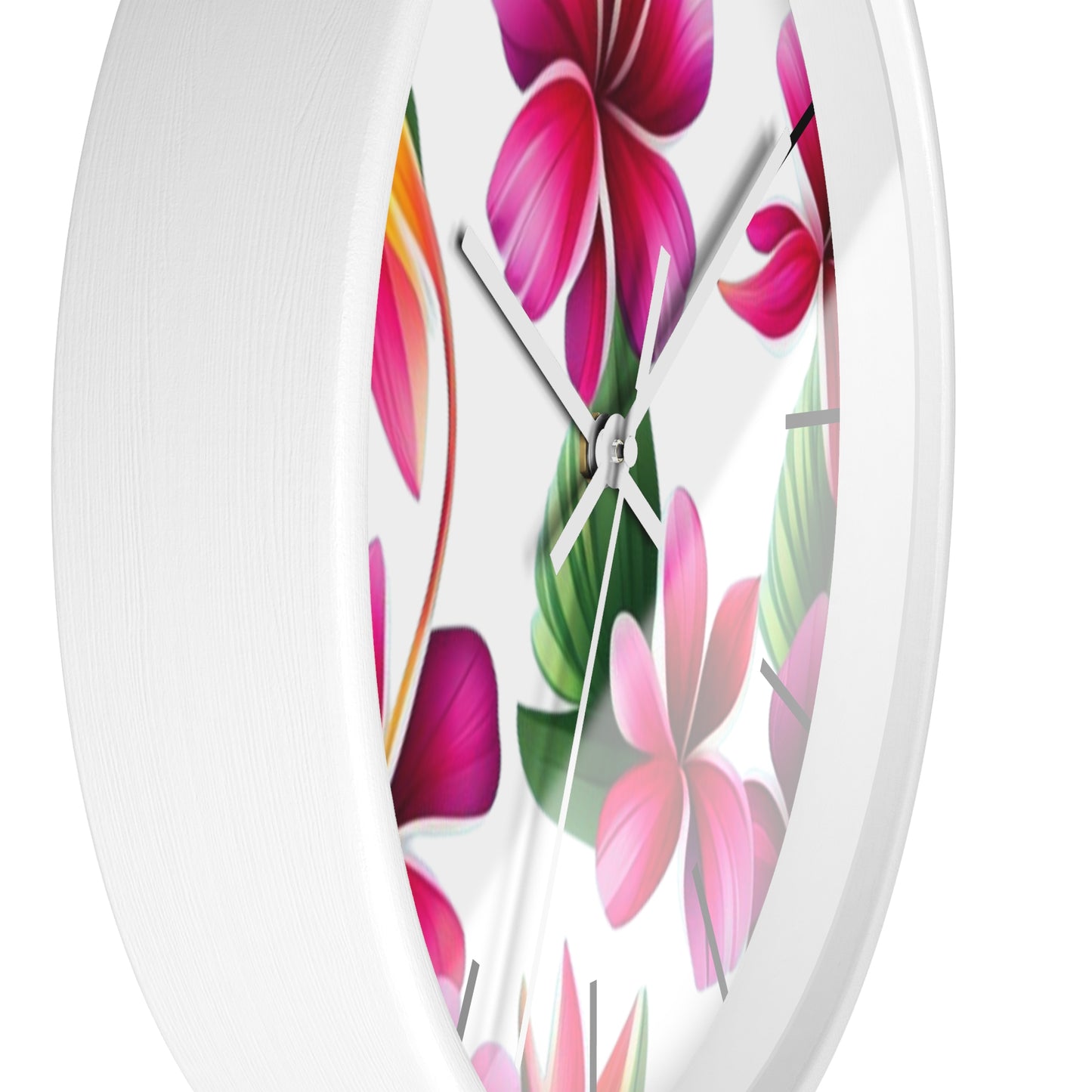 Plumeria Wall Clock