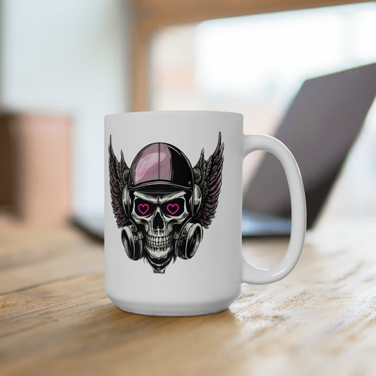 Pink Guardian - Ceramic Mug 15oz