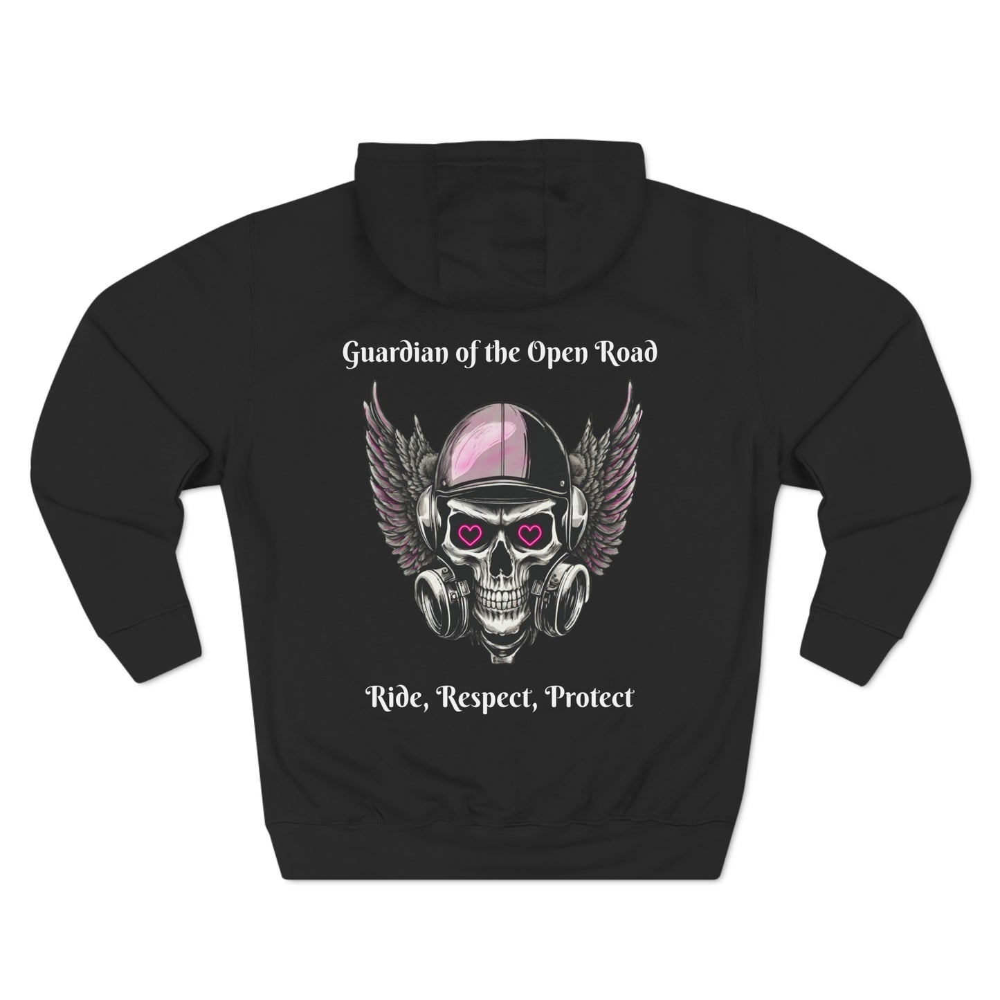 Pink Guardian - Three-Panel Fleece Hoodie