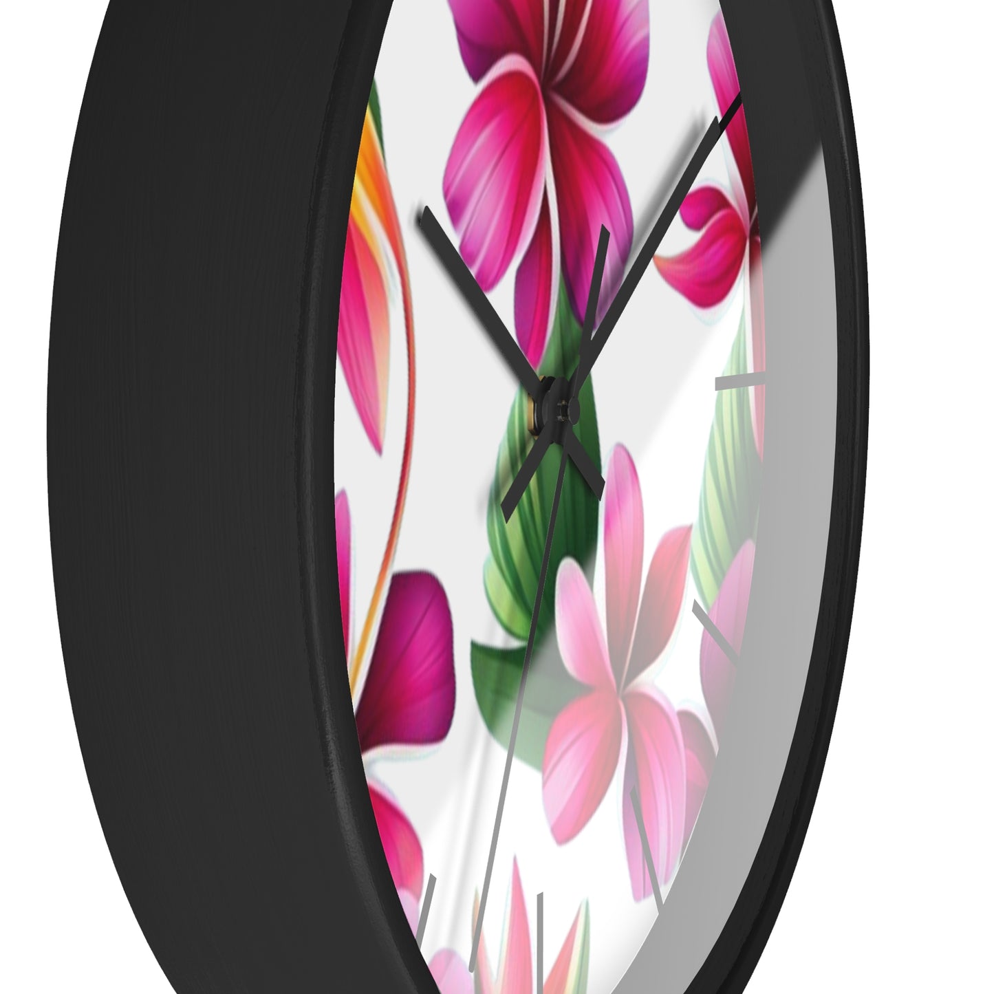 Plumeria Wall Clock