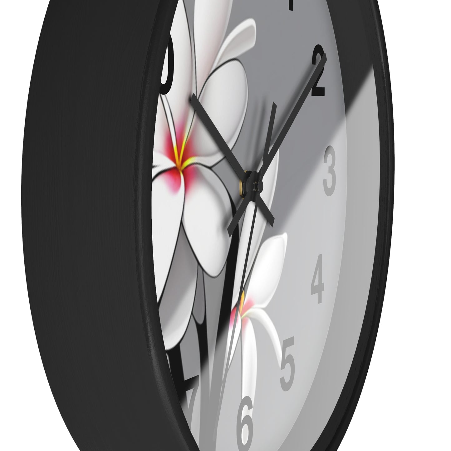 Plumeria Wall Clock