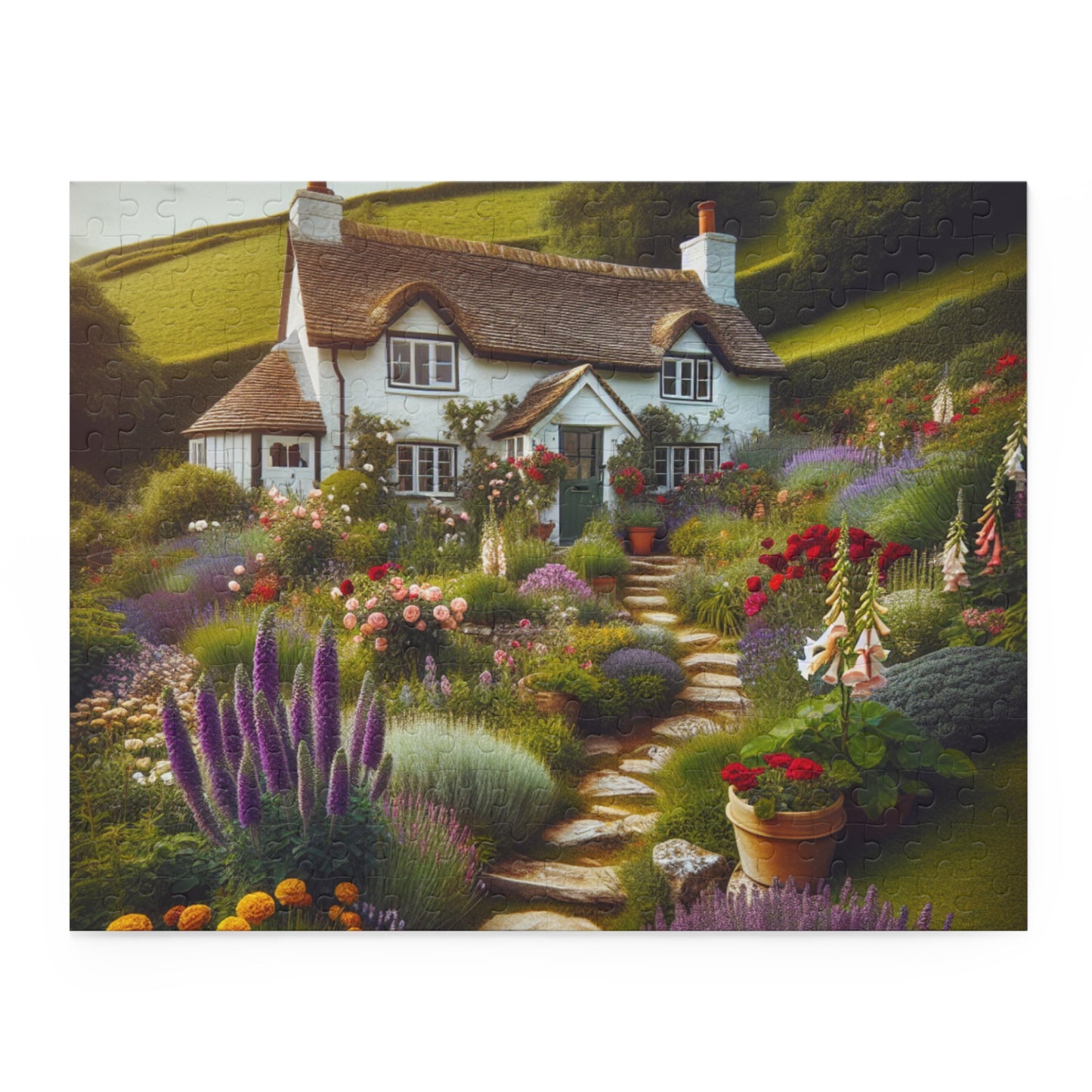 Cottage on the Hill Puzzle (120, 252, 500-Piece)