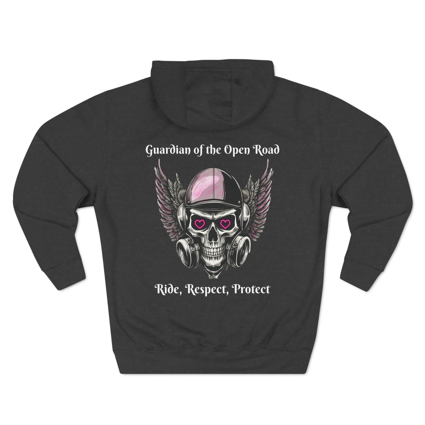 Pink Guardian - Three-Panel Fleece Hoodie