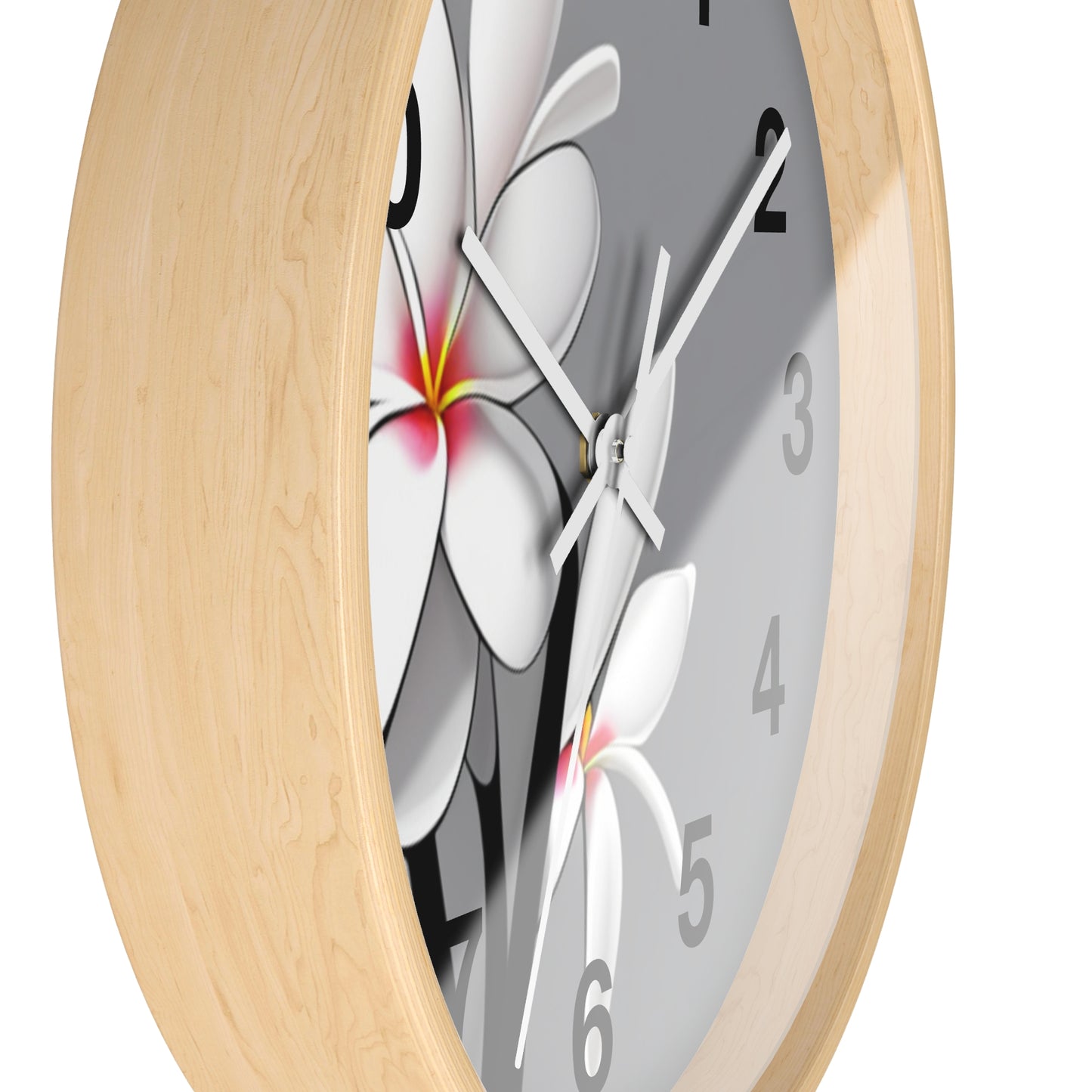 Plumeria Wall Clock