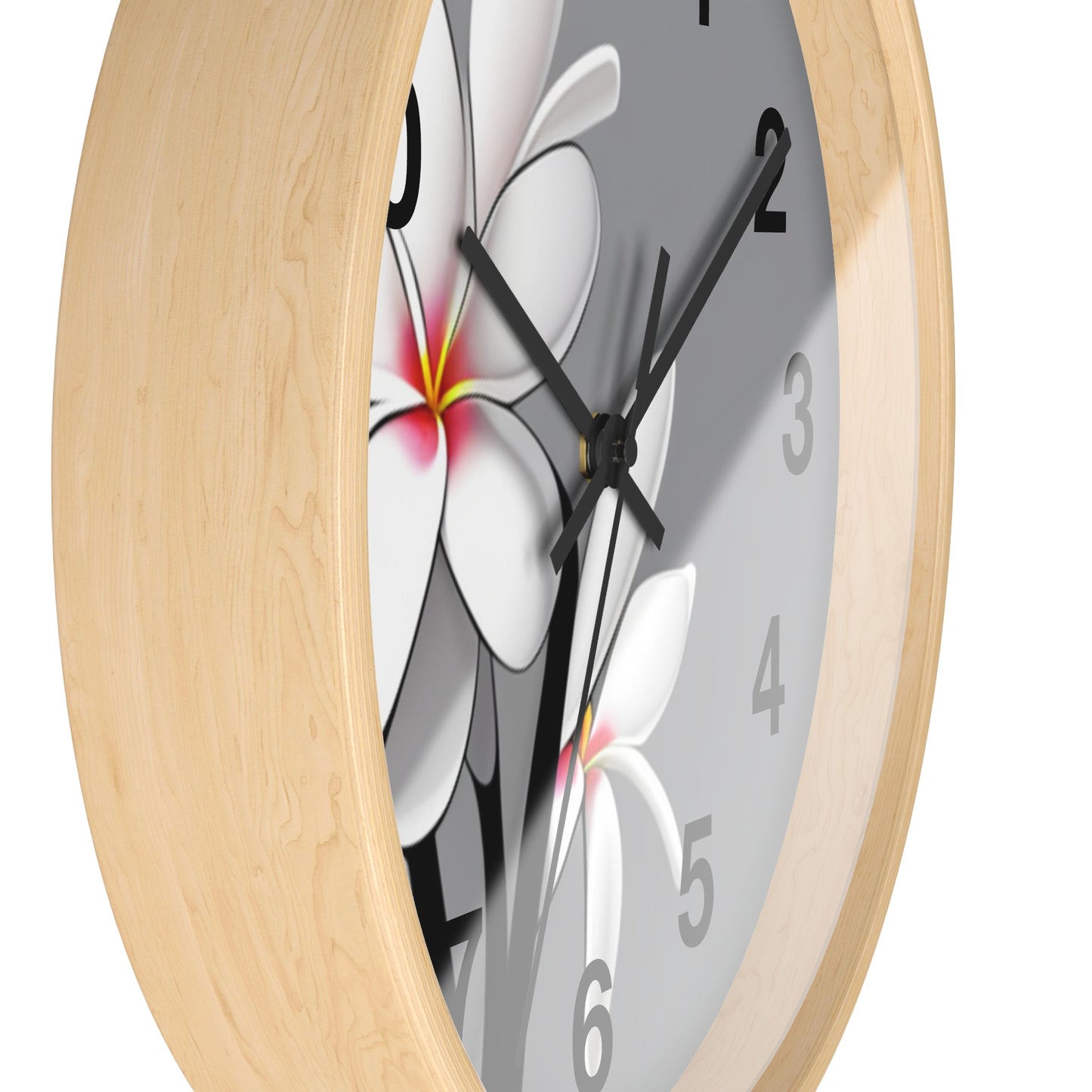 Plumeria Wall Clock