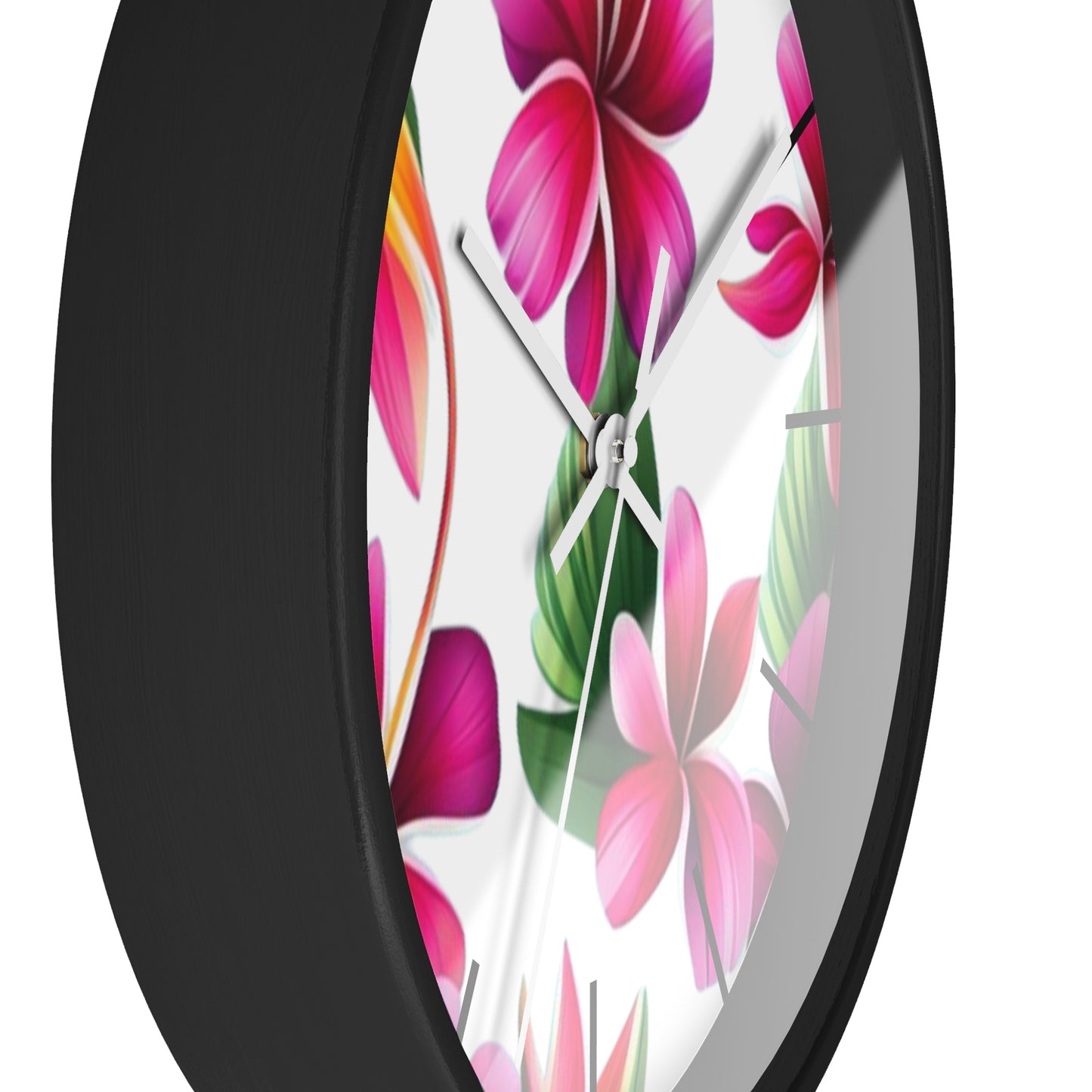 Plumeria Wall Clock