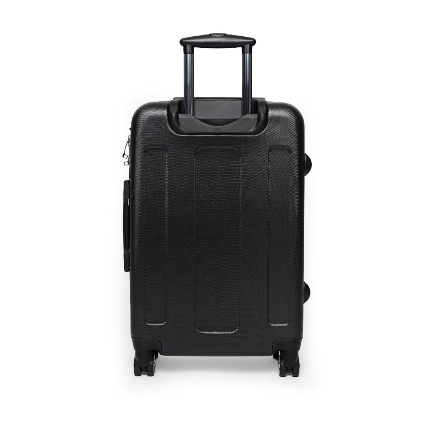 Gradient Geo Carry-On Suitcase – Modern Purple & Blue Travel Luggage