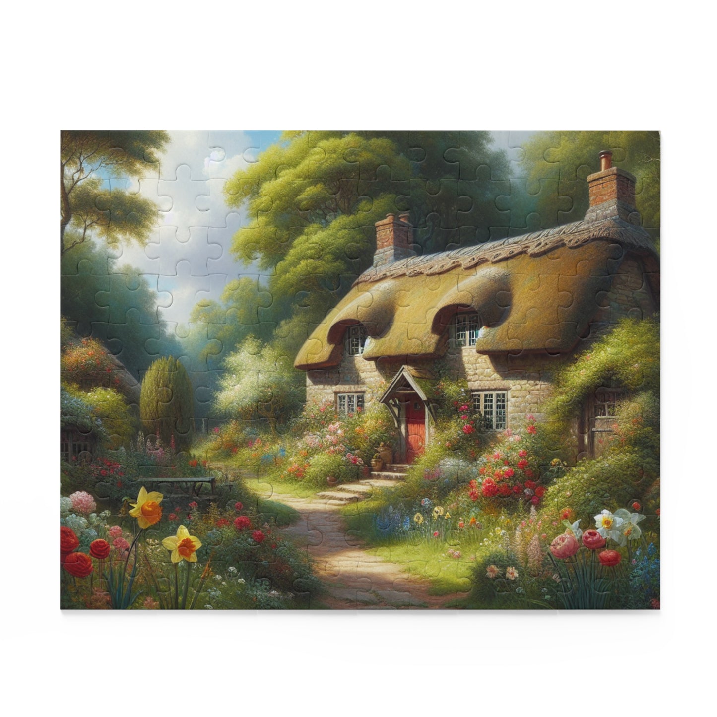 Cottage Down the Way Puzzle (120, 252, 500-Piece)