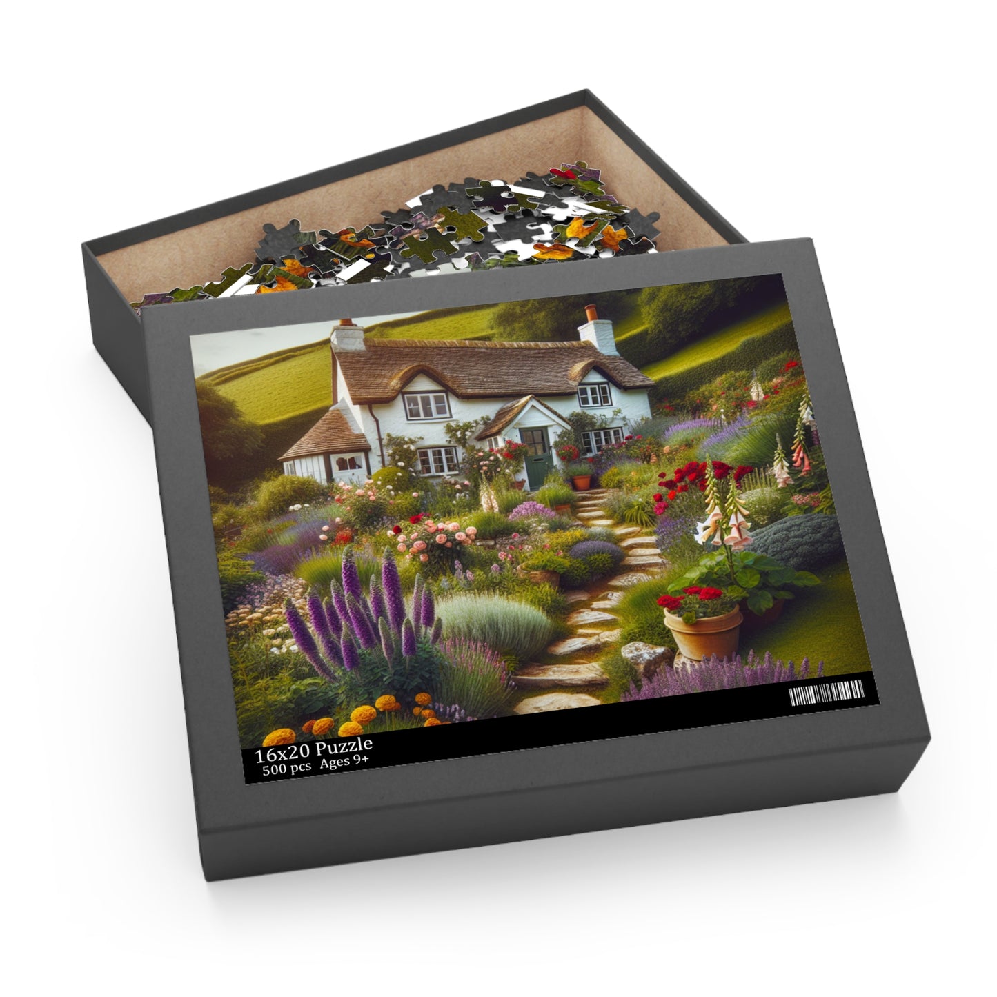 Cottage on the Hill Puzzle (120, 252, 500-Piece)