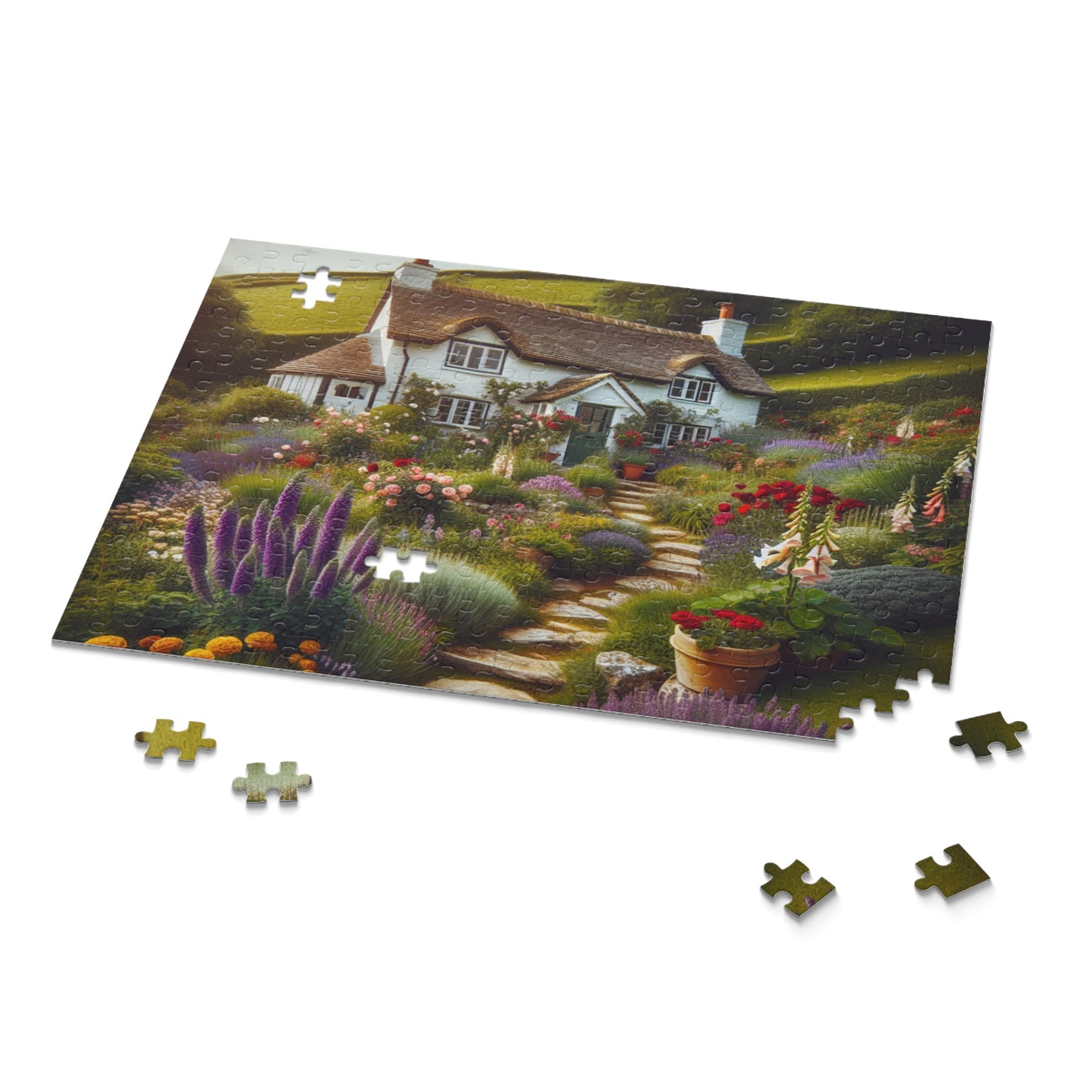 Cottage on the Hill Puzzle (120, 252, 500-Piece)