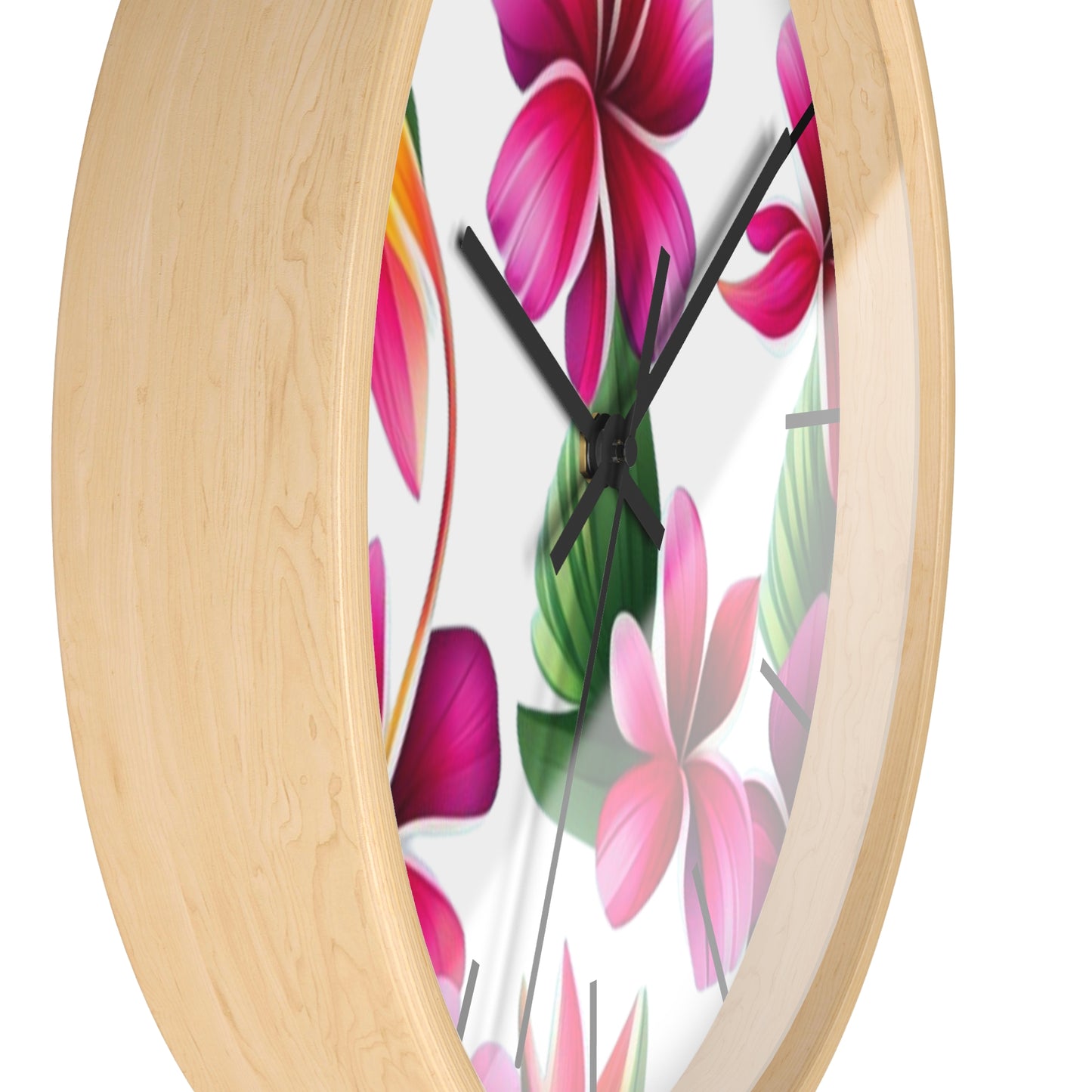 Plumeria Wall Clock