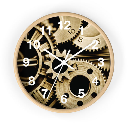 Analog Gears Wall Clock