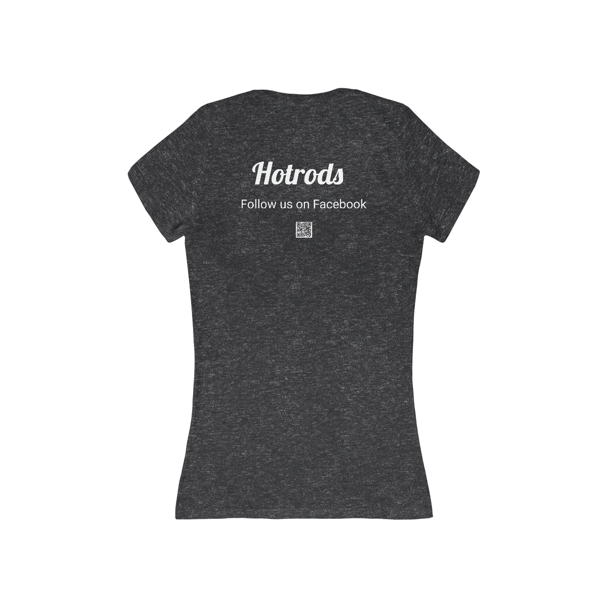 Hotrods Signature Women's Jersey Short Sleeve Deep V-Neck Tee