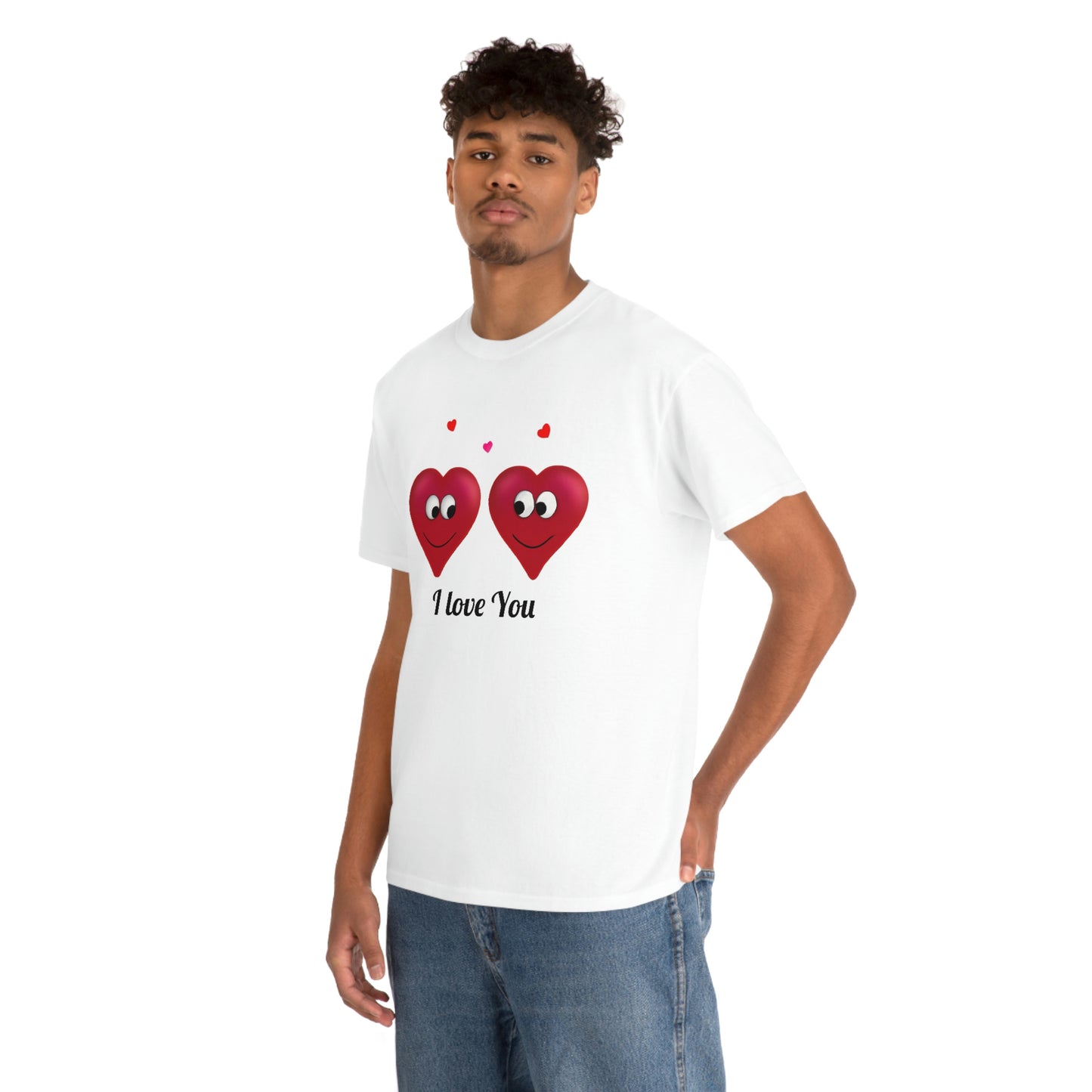 Valentine's "I Love You" Unisex Heavy Cotton Tee