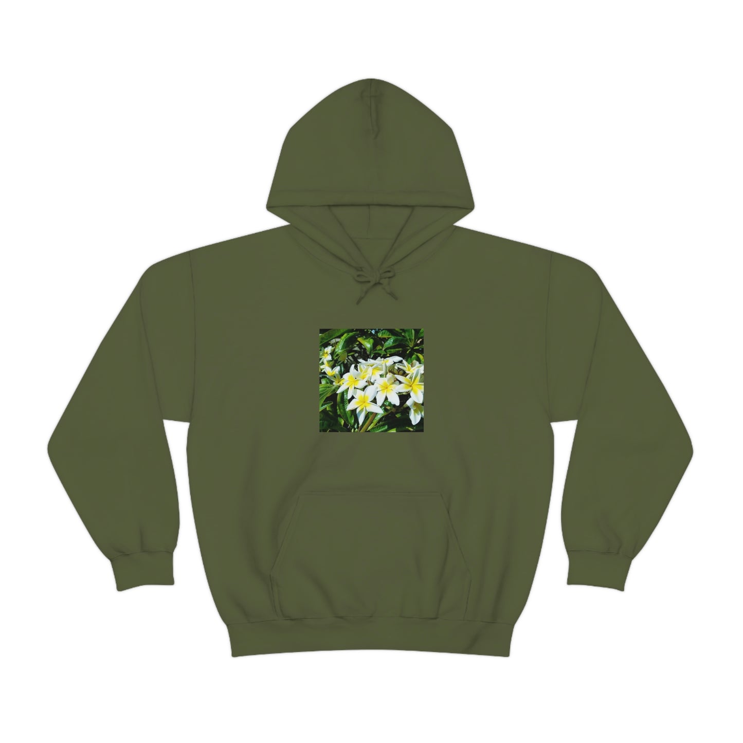 Islander Plumeria Unisex Heavy Blend™ Hooded Sweatshirt