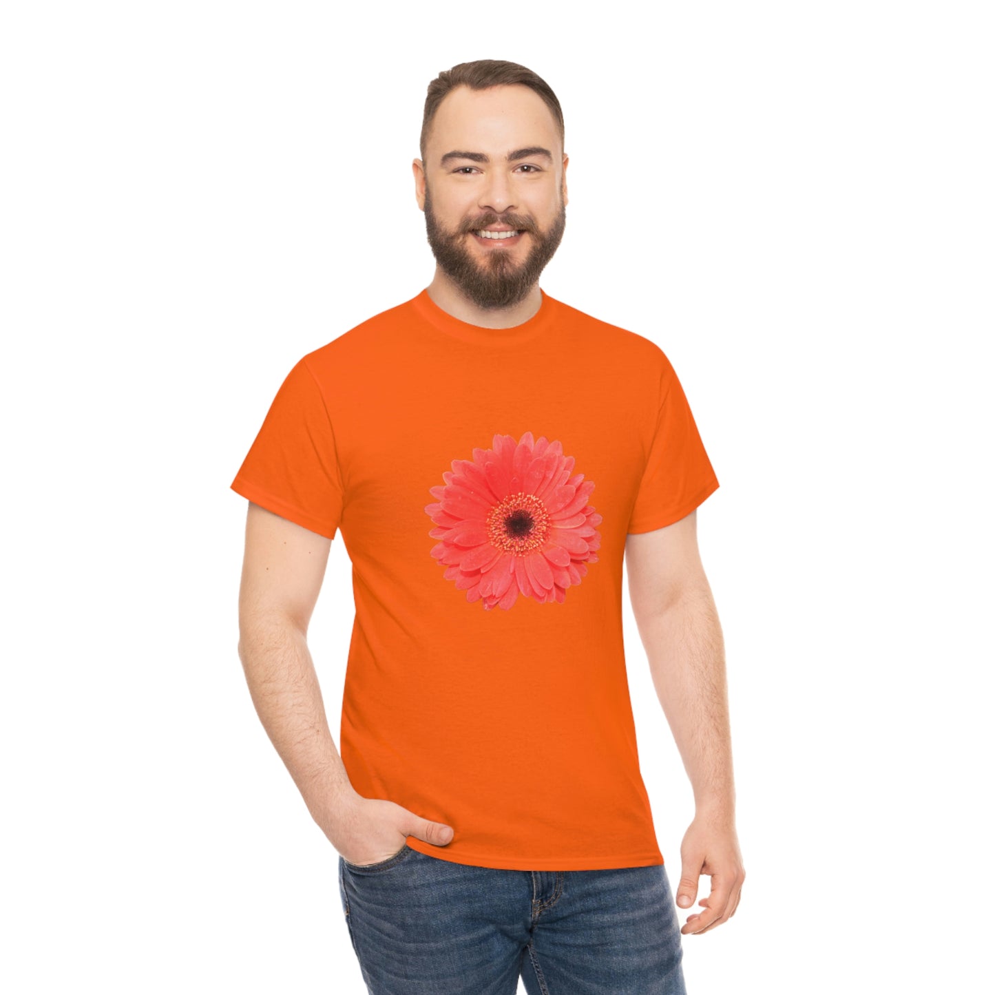 Floral Unisex Heavy Cotton Tee