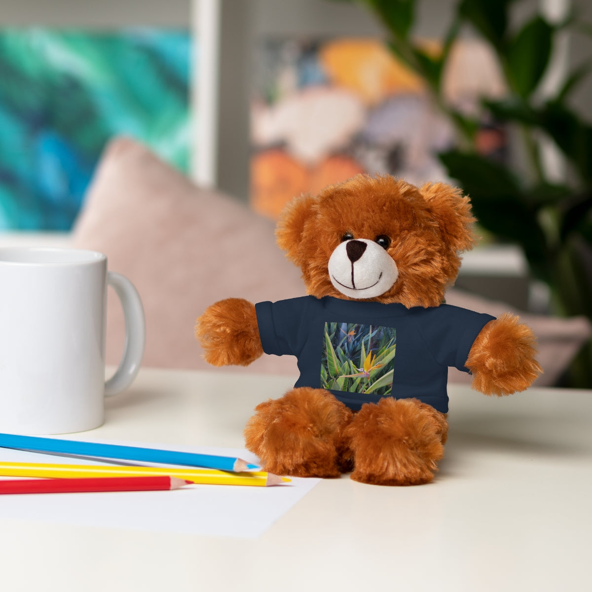 Island Style Bird of Paradise  Stuffed Animals with Tee