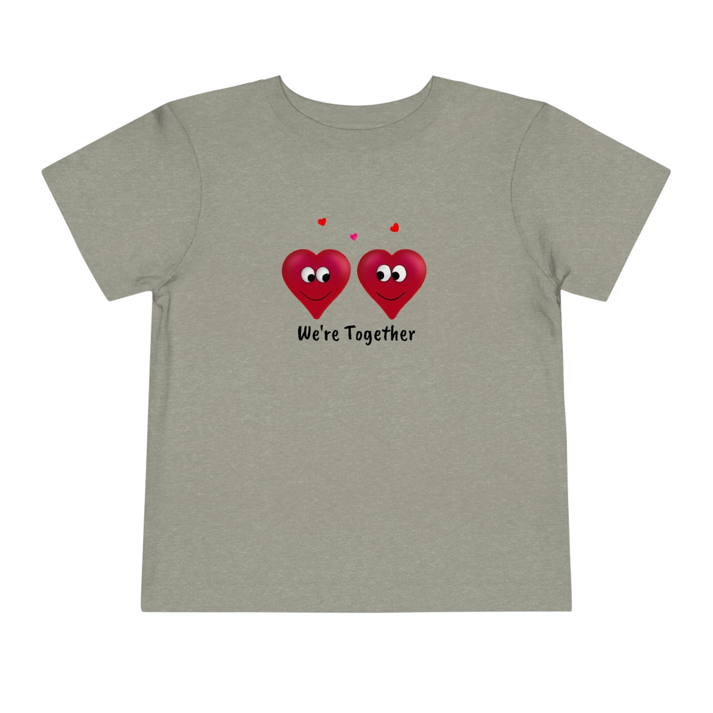 Valentine's "We're Together" Toddler Short Sleeve Tee