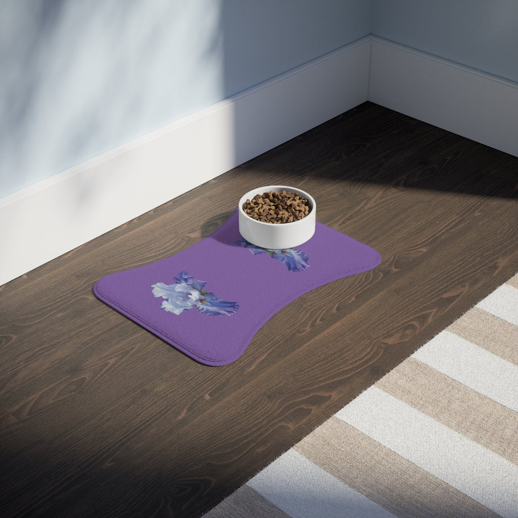 Floral "Iris" Pet Feeding Mats