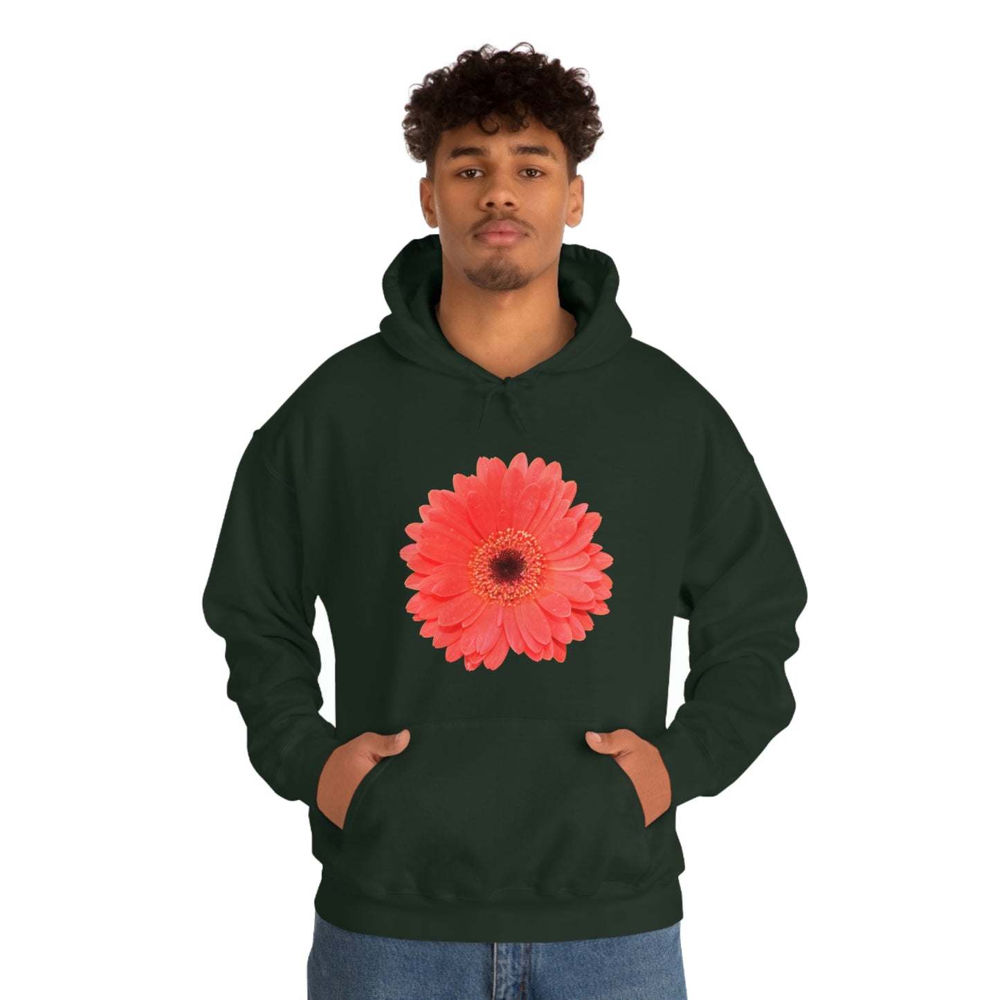 Floral Unisex Heavy Blend™ Hooded Sweatshirt