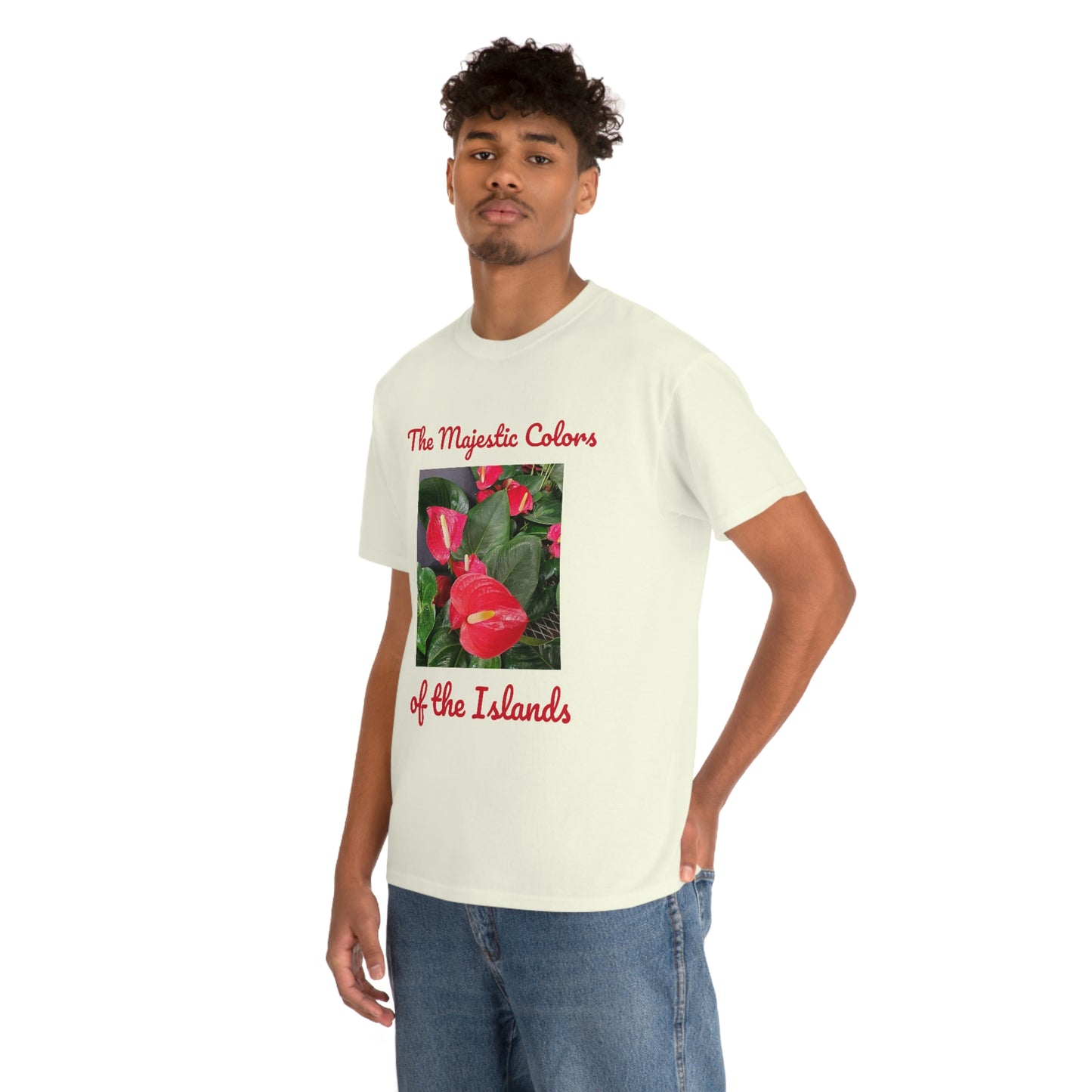 Islander Anthurium Unisex Heavy Cotton Tee