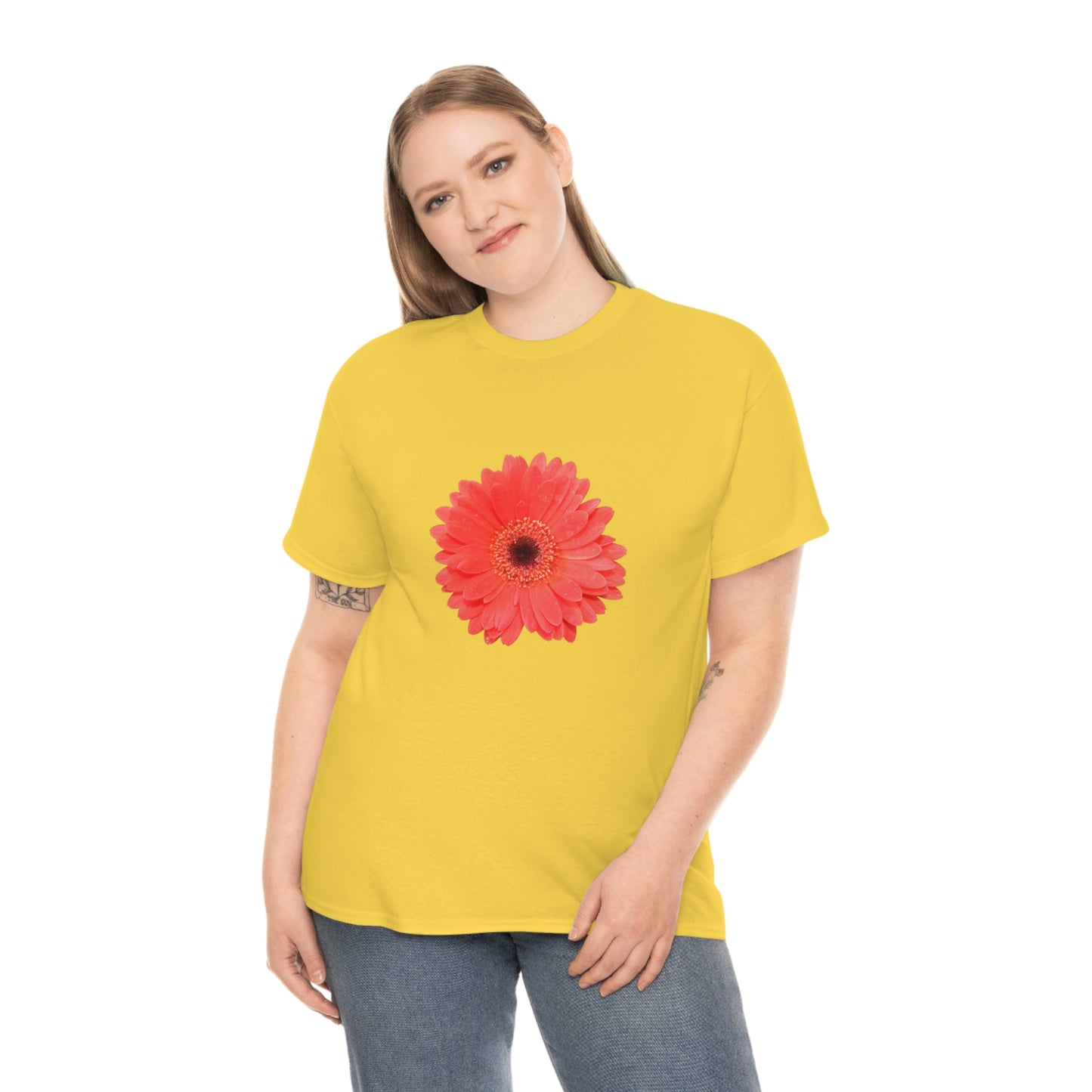 Floral Unisex Heavy Cotton Tee