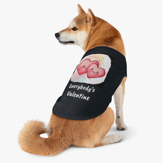 Valentine's Black Pet Tank Top