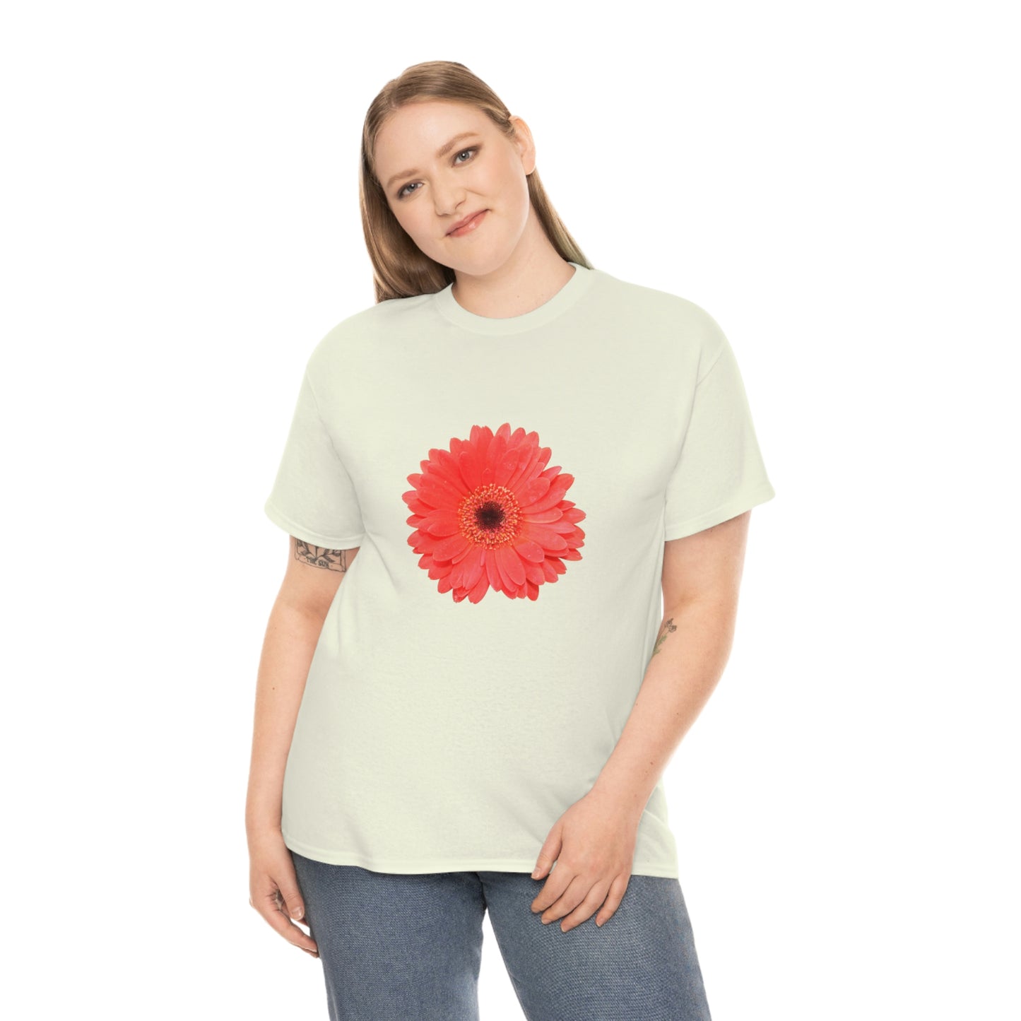 Floral Unisex Heavy Cotton Tee