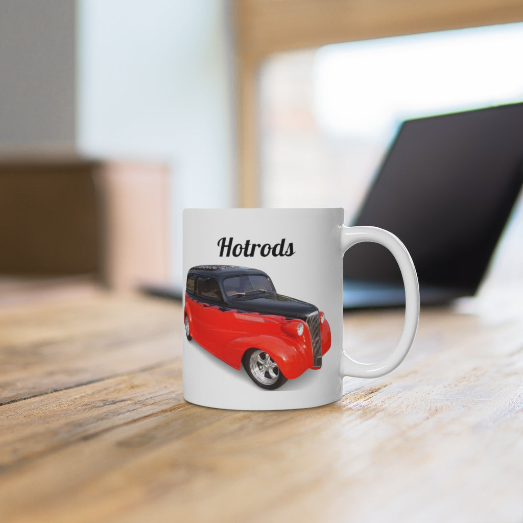 Hotrods Signature Series Ceramic Mug, 11oz and 15oz