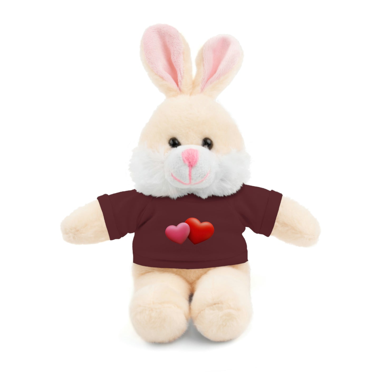 Valentine's Hearts Stuffed Animals with Tee