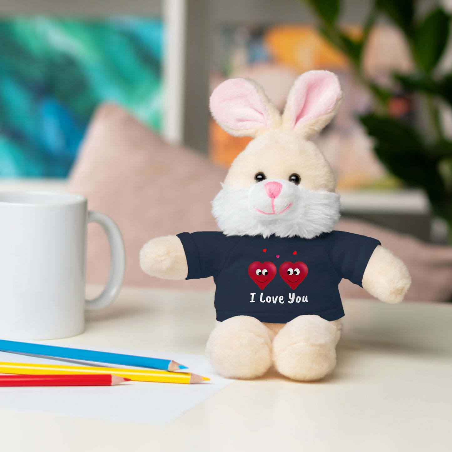 Valentine's "I Love You" Stuffed Animals with Tee