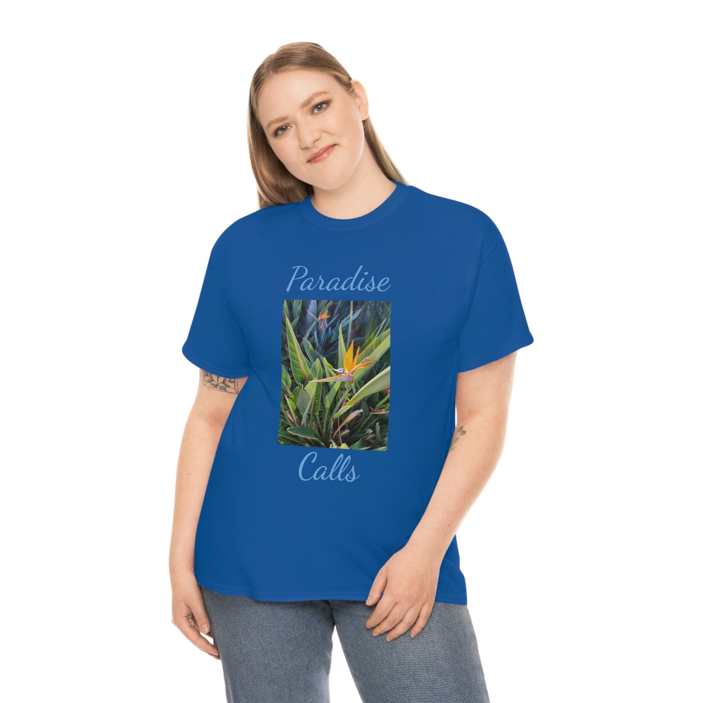 Islander Bird of Paradise Unisex Heavy Cotton Tee