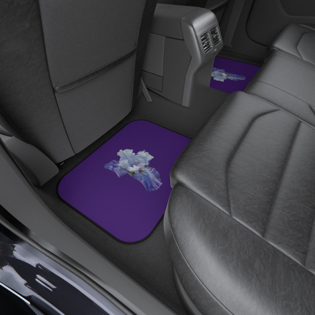 Floral "Iris" Car Mats (Set of 4)