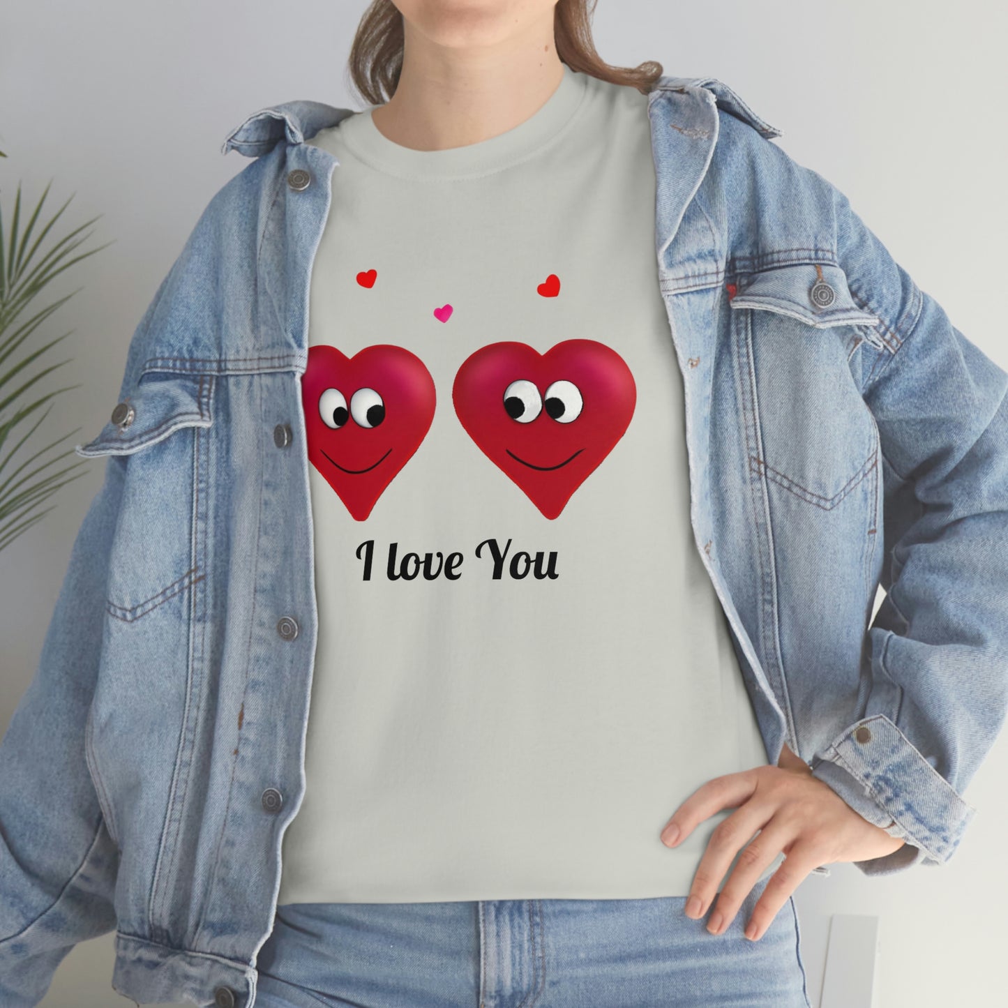 Valentine's "I Love You" Unisex Heavy Cotton Tee